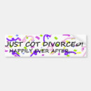 Search for divorced bumper stickers Funny