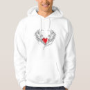 Search for angel wing hoodies Heart