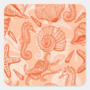 Search for vintage sea shell stickers Coral