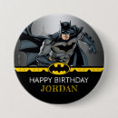 Search for superhero badges Batman birthday party