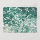 Search for green waves postcards Ocean