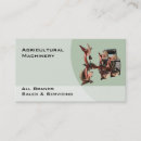 Search for machinery business cards Tractor