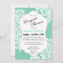 Search for white damask invitations Feminine