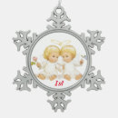 Search for twin christmas tree decorations Snow