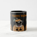 Search for happy pug mugs Trick or treat