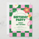 Search for retro 21st birthday invitations Pink