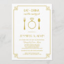 Search for eat drink and be married invitations Gold