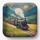 Search for train birthday plates Travel