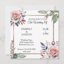 Search for flower design square invitations Elegant