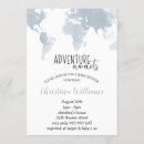 Search for adventure awaits baby boy shower invitations Travel