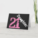 Search for daughters 21st birthday cards Black