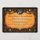 Search for orange and black wedding invitations Elegant