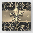 Search for filigree clocks Black