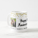 Search for gold anniversary mugs Black and gold