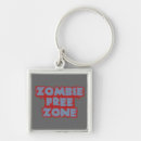 Search for zombies square key rings Halloween