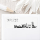 Search for skyline return address labels Modern