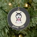 Search for husky christmas tree decorations Animal