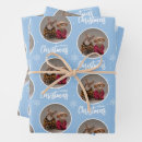 Search for icy blue wrapping paper Merry christmas