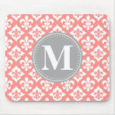 Search for de lis monogram mouse mats Monogrammed