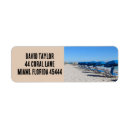 Search for beach chair return address labels Ocean