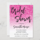 Search for pink white bridal shower invitations Stylish