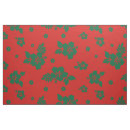 Search for tropical christmas fabric Red