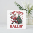 Search for santa baseball christmas cards Winter
