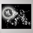 Search for black and white butterfly posters Floral