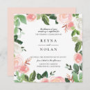 Search for petals wedding invitations Watercolor