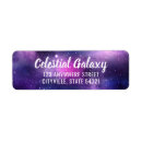 Search for nebula return address labels Purple