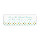 Search for gold dots return address labels Stylish