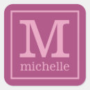 Search for monogram name stickers Cute