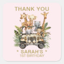 Search for jungle thank you stickers Pink