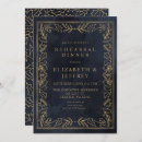 Search for christmas rehearsal dinner invitations Gold