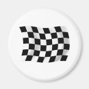 Search for checkered flag magnets Racing