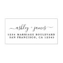 Search for wedding return address rubber stamps Names