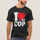 Search for i love cops tshirts Heart