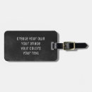 Search for blank luggage tags Black