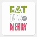 Search for eat drink be merry stickers Xmas