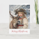 Search for vintage reindeer christmas cards Wreath