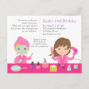 Search for manicure pedicure birthday invitations Girl