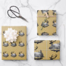 Search for gold deer wrapping paper Forest