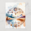 Search for feather pattern postcards Watercolor