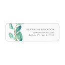 Search for outdoor wedding return address labels Botanical