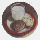 Search for milk and cookies stickers Glass of milk