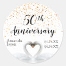 Search for gold 50th anniversary stickers White