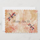 Search for dragonfly wedding invitations Watercolor