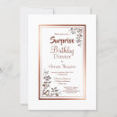 Search for vintage frame birthday invitations Gold