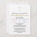 Search for twins first communion invitations Cross