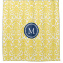 Search for navy and yellow shower curtains Modern